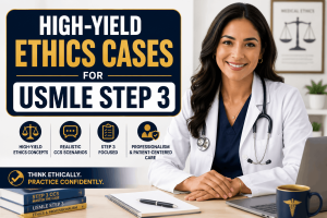 High-Yield Ethics Cases for USMLE Step 3 with physician patient communication