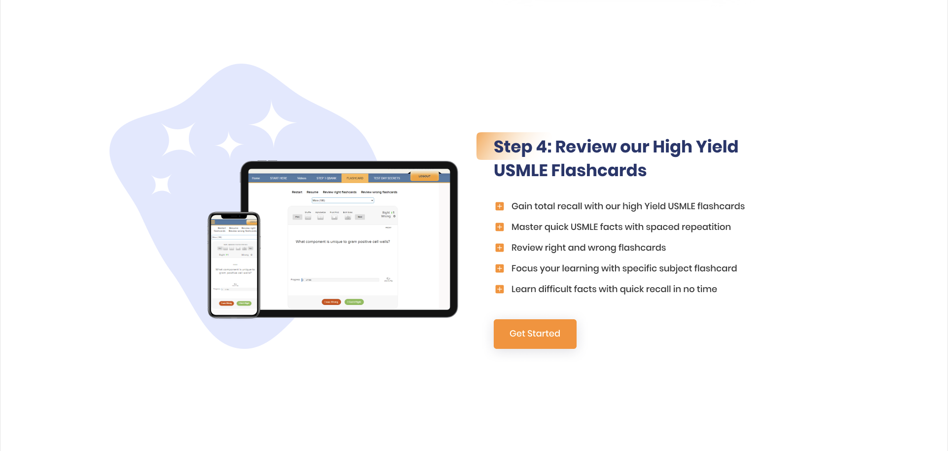 Take practice USMLE questions with SmashUSMLE QBank