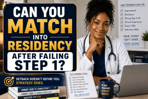 Can you match into residency after failing Step 1 SmashUSMLE residency strategy
