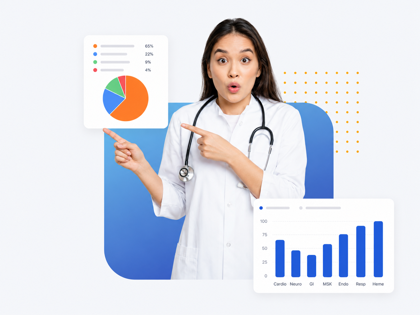Medical student reviewing USMLE study strategy dashboard