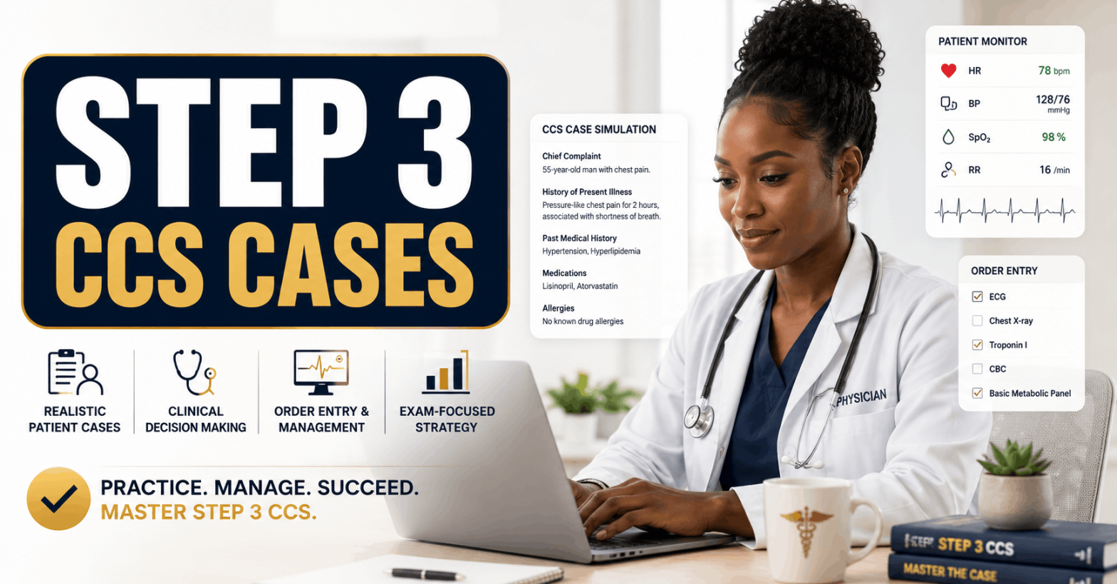 Step 3 CCS cases you must know for USMLE patient management