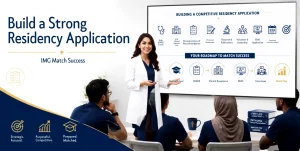 How to Build a Strong Residency Application as an IMG with a physician educator teaching international medical graduates the essential components of a successful residency application