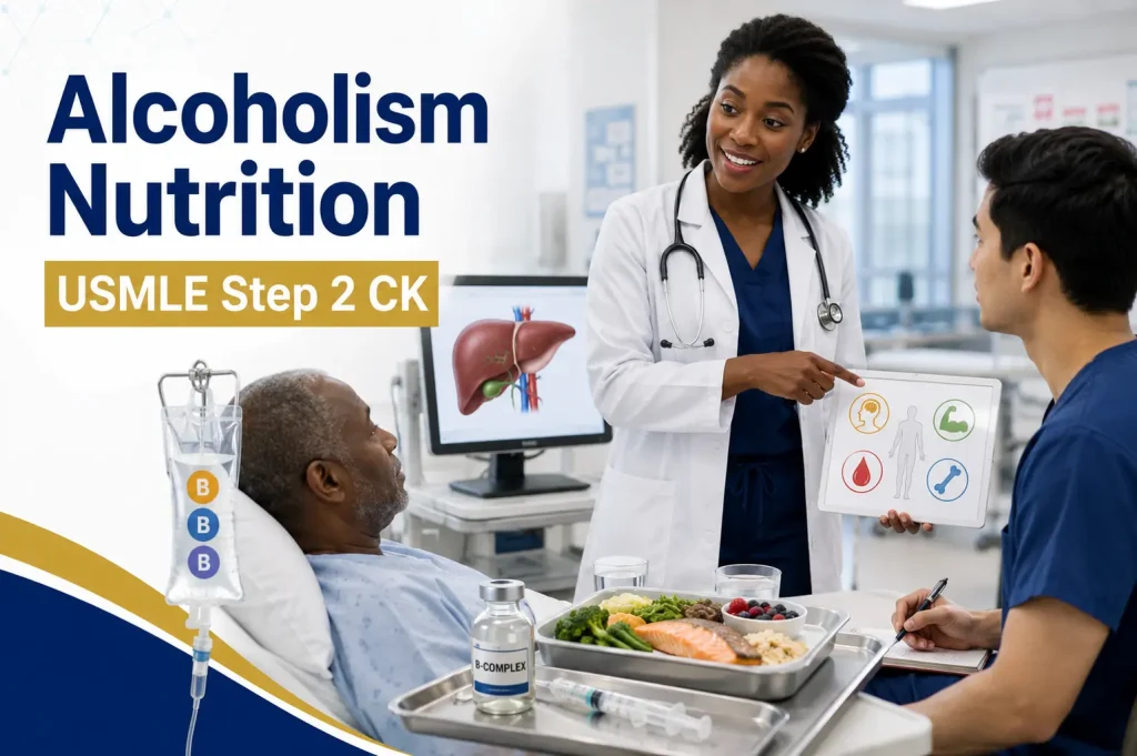 Nutritional Deficiencies in Alcoholism for USMLE Step 2 CK