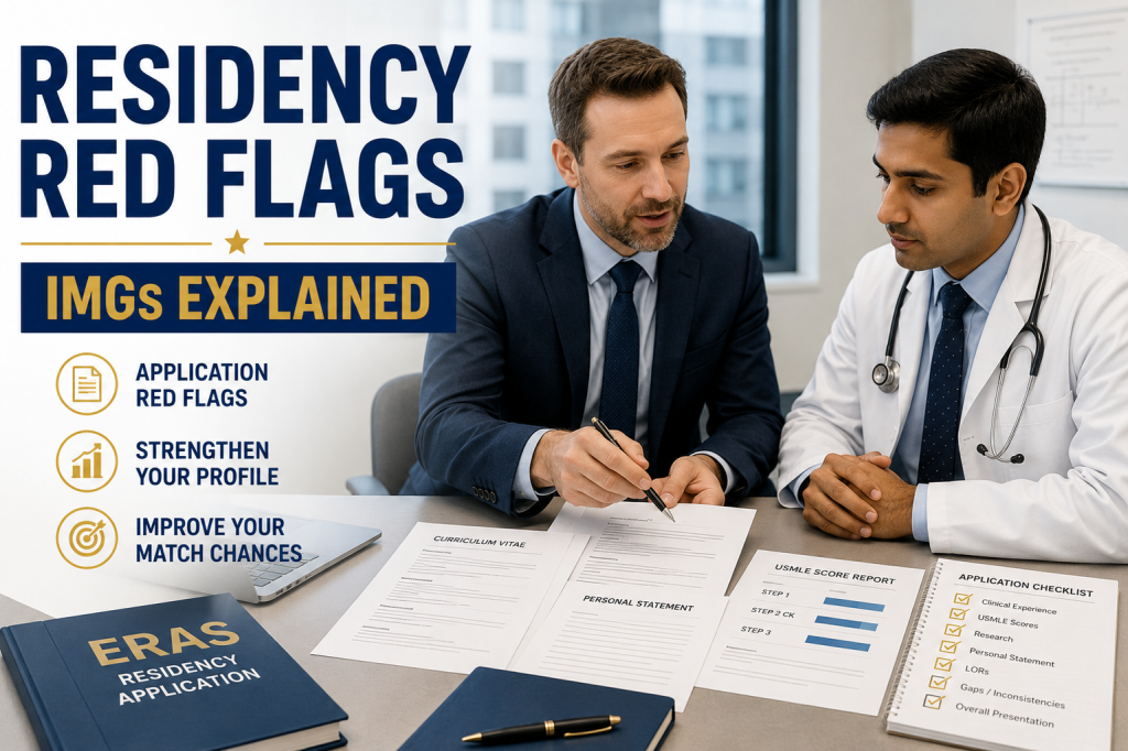 Residency Red Flags for IMGs Explained with residency application guidance