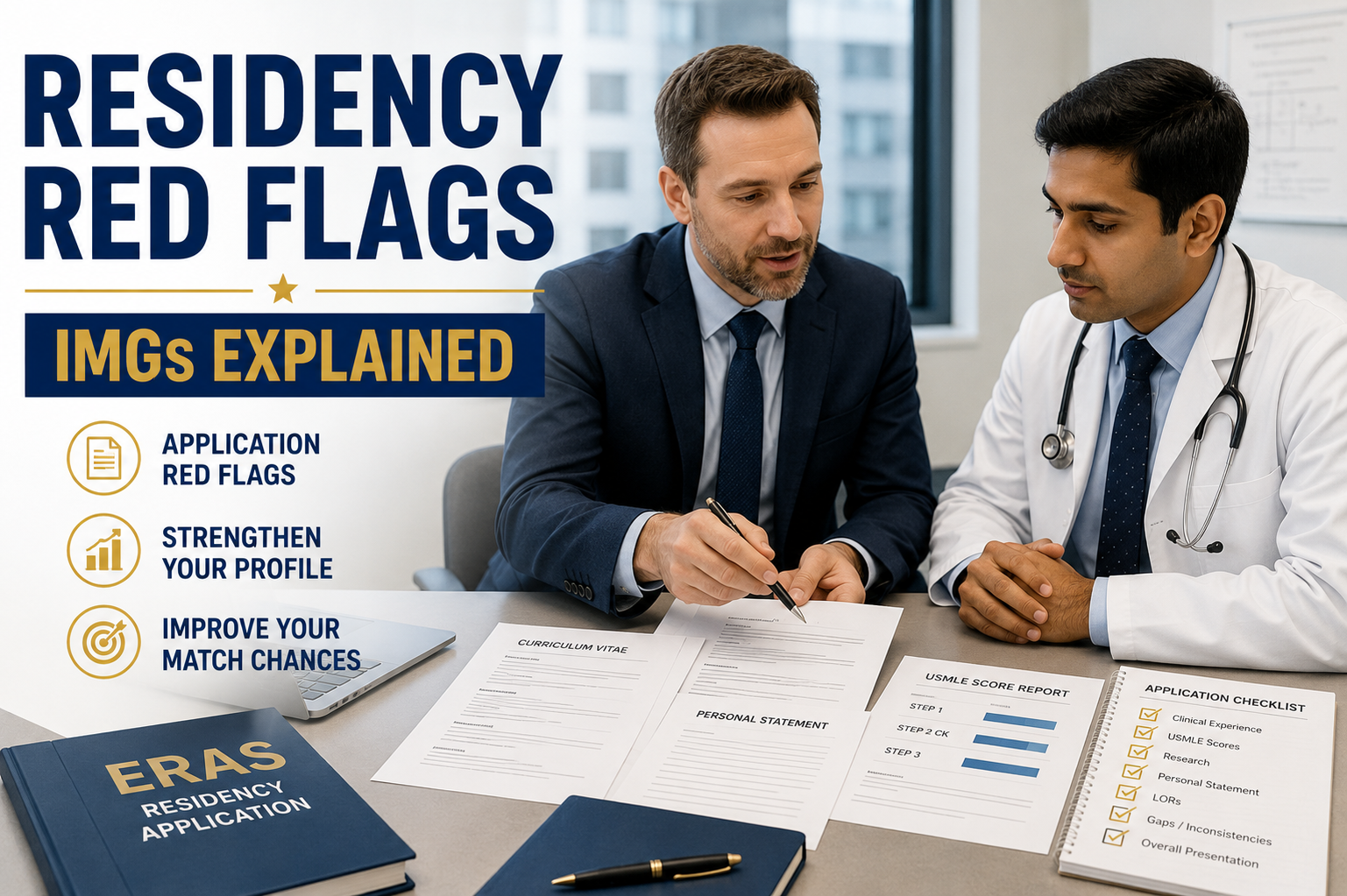 Residency Red Flags for IMGs Explained with residency application guidance